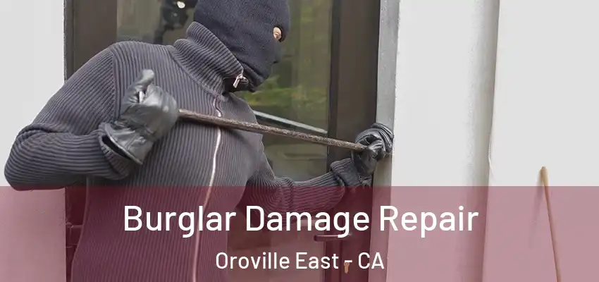  Burglar Damage Repair Oroville East - CA